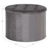 House Nordic Pouf Arya Dunkelgrau