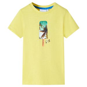 vidaXL Kinder-T-Shirt Gelb 116