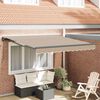 vidaXL Markisenrahmen Beige 300 x 250 cm Polyester mit PU-Beschichtung