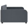 vidaXL Tagesbett Dunkelgrau 90x200 cm Samt