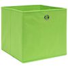 vidaXL Aufbewahrungsboxen 10 Stk. Gr&uuml;n 32x32x32 cm Stoff