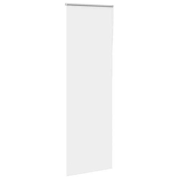 vidaXL Verdunkelungsrollo Wei&szlig; 85x210cm Stoffbreite 80,7 cm Polyester