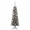 vidaXL Künstlicher Weihnachtsbaum mit 150 LEDs mit Ständer Grün 120 cm