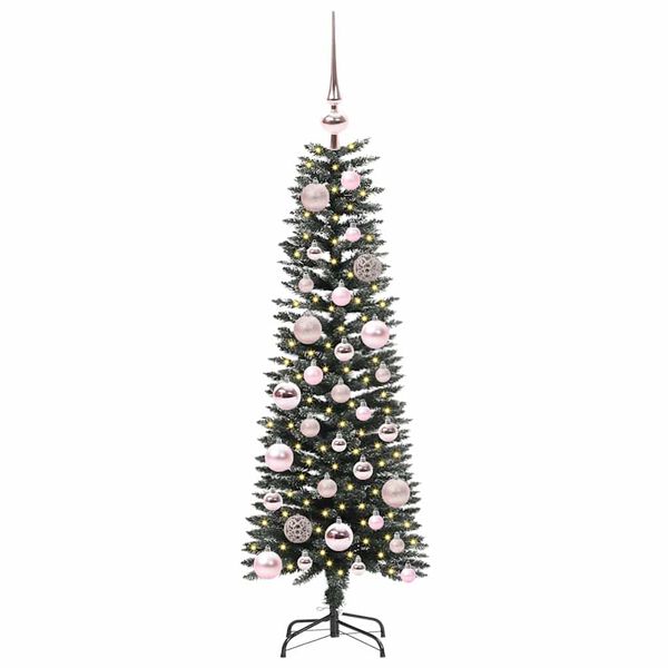 vidaXL Künstlicher Weihnachtsbaum mit 150 LEDs mit Ständer Grün 120 cm