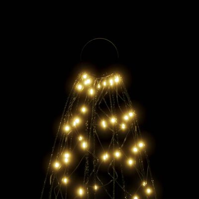 vidaXL LED-Weihnachtsbaum Warmweiß 500 LEDs 300 cm