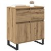 vidaXL Sideboard Artisan-Eiche 60 x 35 x 70 cm Verbundholz und Eisen