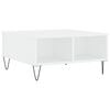 vidaXL Couchtisch Wei&szlig; 60x60x30 cm Holzwerkstoff
