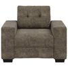 vidaXL | Sofa-Sessel | mit Kissen Dunkelgrau Kunstleder