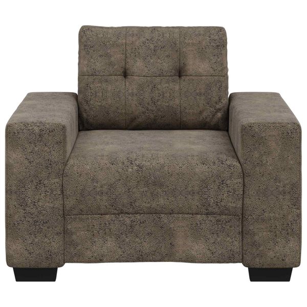 vidaXL | Sofa-Sessel | mit Kissen Dunkelgrau Kunstleder