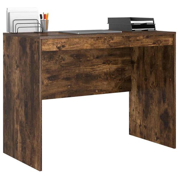 vidaXL Schreibtisch Ger&auml;ucherte Eiche 100 x 50 x 76 cm
