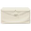 vidaXL Aufbewahrungsboxen 2 Stk. Stoff 50x30x25 cm Creme