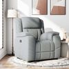 vidaXL Relaxsessel Hellgrau Stoff