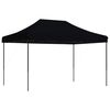 vidaXL Partyzelt Faltbar Pop-Up Schwarz 410x279x315 cm