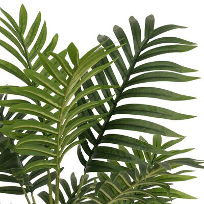 vidaXL Palme Künstlich mit 3 Stämmen Grün 120 cm PP