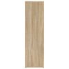 vidaXL Sideboard Sonoma-Eiche 80x30x106 cm Holzwerkstoff
