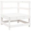 vidaXL 7-tlg. Garten-Lounge-Set Wei&szlig; Massivholz Kiefer