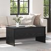 vidaXL Couchtisch Schwarz Eichen-Optik 102 x 50,5 x 46,5 cm