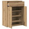 vidaXL Schuhschrank Artisan-Eiche 60x35x84 cm Holzwerkstoff