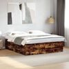 vidaXL Bettgestell R&auml;uchereiche 200x200 cm Holzwerkstoff