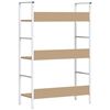 vidaXL B&uuml;cherregal 3 Regalb&ouml;den Eiche 60&times;27,6&times;90,5 cm Holzwerkstoff