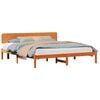 vidaXL Bettrahmen Wachsbraun 180 x 200 cm Massives Kiefernholz