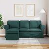 vidaXL Sofa Dunkelgr&uuml;n