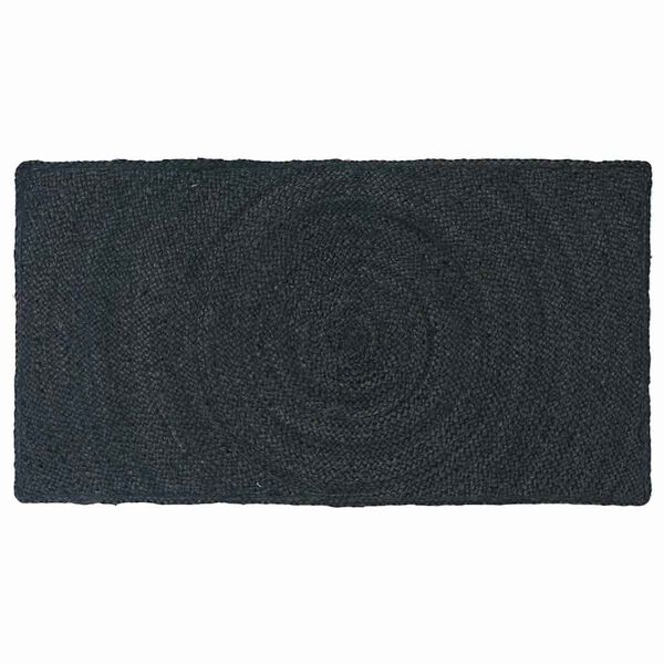 vidaXL Bereichsteppiche Dunkelgrau 60 x 110 cm Jute