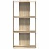vidaXL B&uuml;cherregal 3 B&ouml;den Sonoma-Eiche 60x30x120 cm Holzwerkstoff