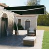 vidaXL Standmarkise Manuell Einziehbar 500x350 cm Anthrazit