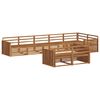 vidaXL Outdoor-Sofagarnitur 8 stk. Natur Massivholz Akazie