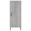 vidaXL Highboard Grau Sonoma 34,5x34x180 cm Holzwerkstoff