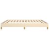 vidaXL Bettgestell ohne Matratze Creme 180x200 cm Stoff