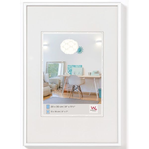 Walther Design Bilderrahmen New Lifestyle 50x70 cm Wei&szlig;
