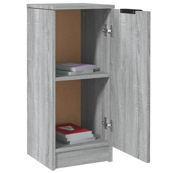 vidaXL Sideboards 2 Stk. Grau Sonoma 30x30x70 cm Holzwerkstoff