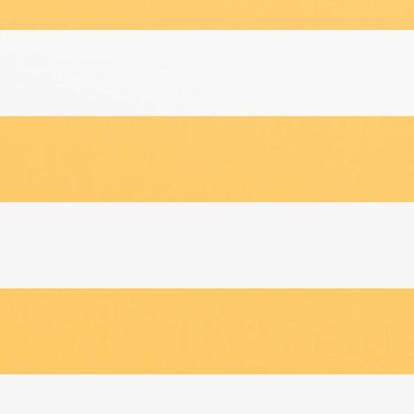 vidaXL Balkon-Sichtschutz Weiß und Gelb 75x600 cm Oxford-Gewebe