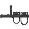 vidaXL Schiebet&uuml;rbeschlag-Set 200 cm Stahl Schwarz