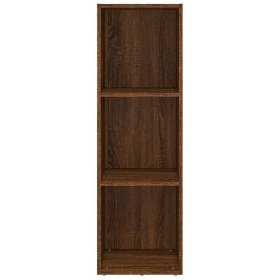 vidaXL Bücherschrank/TV-Schrank Braun Eichen-Optik 36x30x114 cm