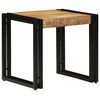 vidaXL Couchtisch Braun 40 x 40 x 38 cm Massivholz Mango