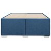 vidaXL Bettgestell ohne Matratze Blau 120x200 cm Stoff
