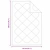 vidaXL Sommerdecke mit Kissen 2 pcs Wei&szlig; Mikrofaser