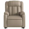 vidaXL Relaxsessel mit Aufstehhilfe Cappuccino-Braun Kunstleder
