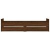 vidaXL Bett mit Schubladen Braun Eiche-Optik 75x190 cm