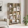 vidaXL B&uuml;cherregal Sonoma-Eiche 102x28x172 cm Holzwerkstoff