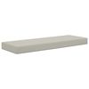 vidaXL Sitzkissen f&uuml;r Outdoor 100 % Polyester Grau 111,5 x 40 x 8 cm