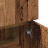 vidaXL Badschrank Altholz-Optik 30x30x95 cm Holzwerkstoff
