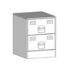 vidaXL TV-Schrank Schwarz 67x39x44 cm Stahl