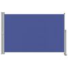 vidaXL Ausziehbare Seitenmarkise 160x300 cm Blau