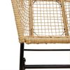 vidaXL 7-teiliges Garten-Esszimmerset Braunes Polyrattanglas