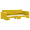 vidaXL Tagesbett Ausziehbar Gelb 80x200 cm Samt