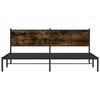 vidaXL Metallbett ohne Matratze R&auml;uchereiche 200x200 cm